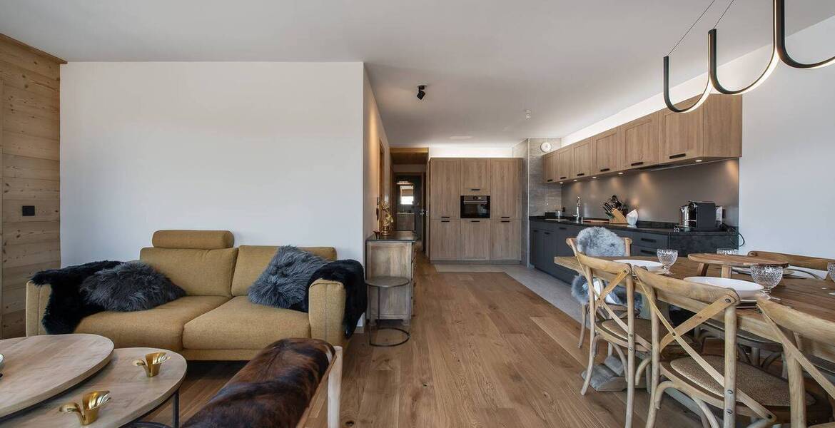 Apartment with a warm atmosphere for rental in Courchevel 