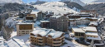 Apartamento con un ambiente cálido en alquiler en Courchevel