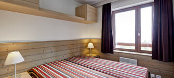 The apartment is in the heart of the pedestrian in La Tania