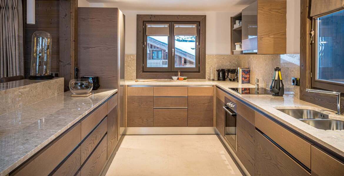 Appartement alpin contemporain à Courchevel 1850 en location