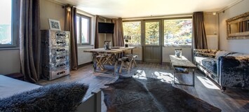 A warm, bright and cozy apartment in the heart of Courchevel