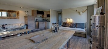 Un apartamento cálido, luminoso y acogedor en Courchevel1850