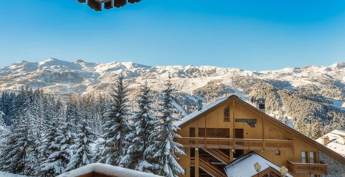 Cet appartement est orienté Sud-Ouest et propose skis 