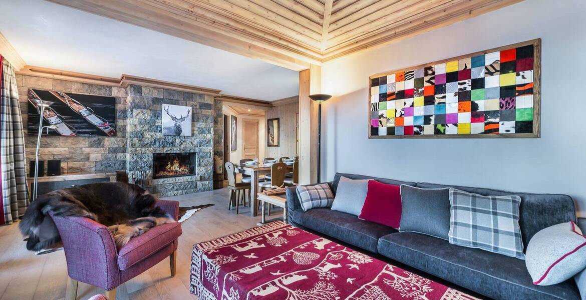 This apartment is facing Southwest and offers ski in ski out