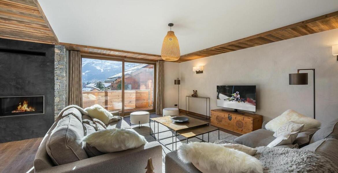 Charming apartment located close to slope in Meribel Village