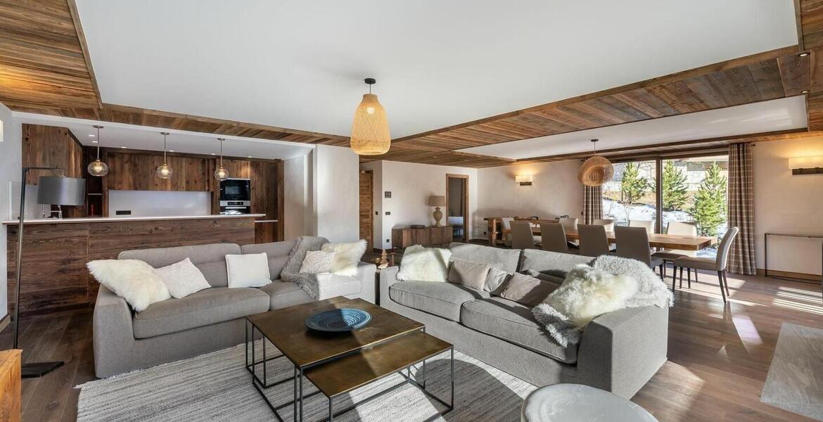 Charming apartment located close to slope in Meribel Village