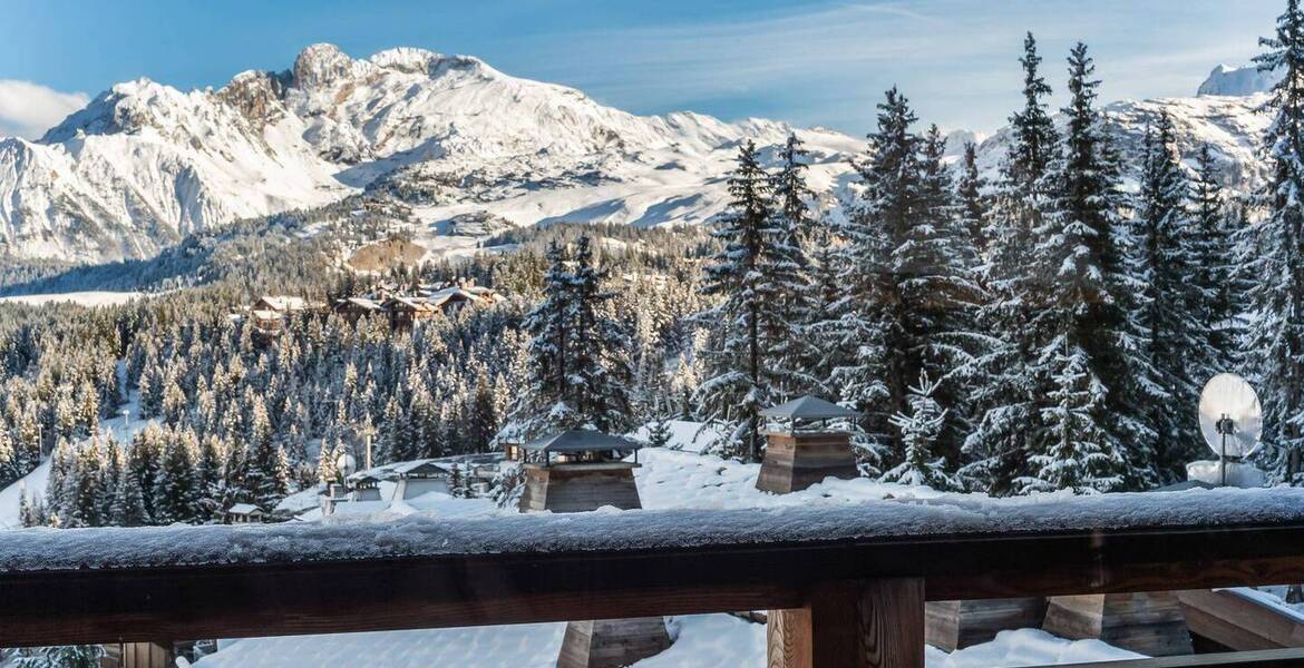 Cet appartement à louer a une magnifique vue sur la station 