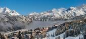 Cet appartement à louer a une magnifique vue sur la station 