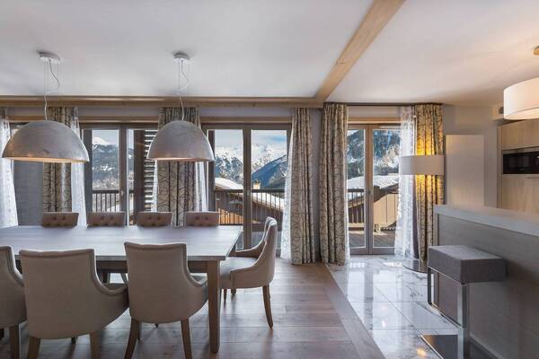 Spacious apartment for rental in Courchevel 1550 Village