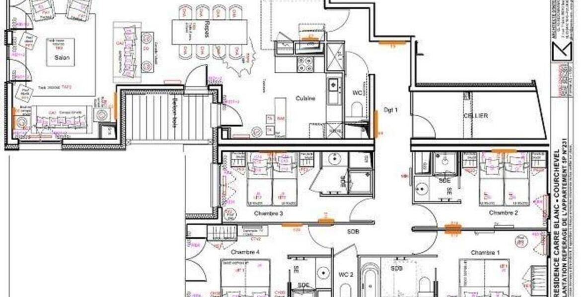 This apartment can accommodate up to 8 adults 