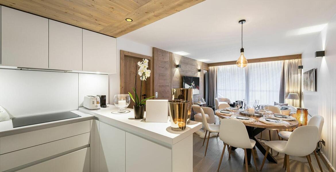 This is a magnificent apartment located in Courchevel 1550 