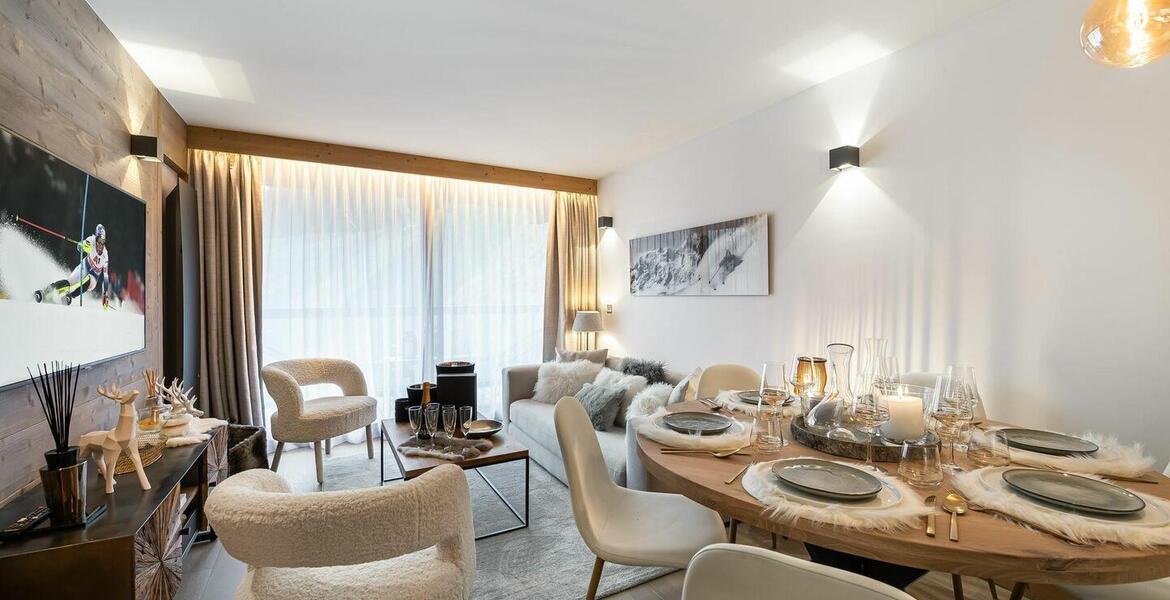 This is a magnificent apartment located in Courchevel 1550 