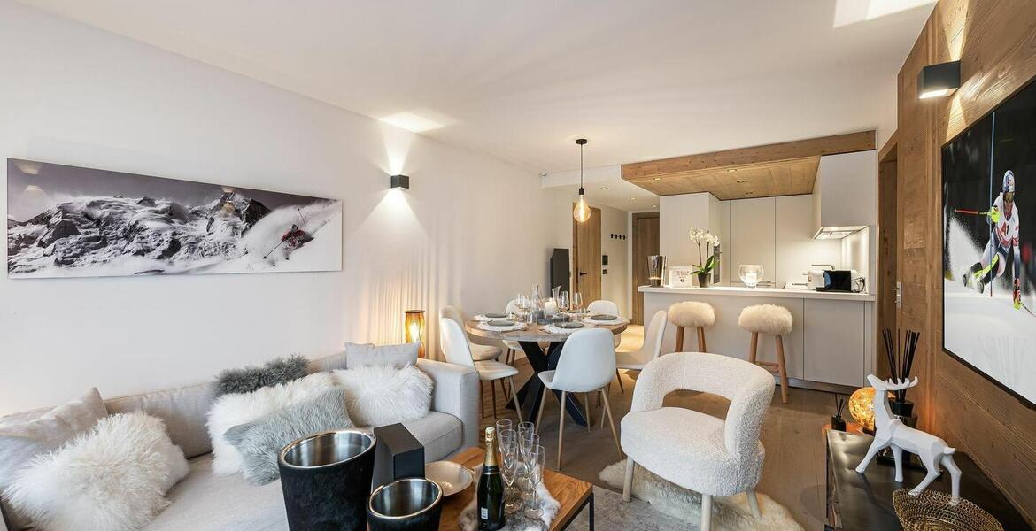 This is a magnificent apartment located in Courchevel 1550 