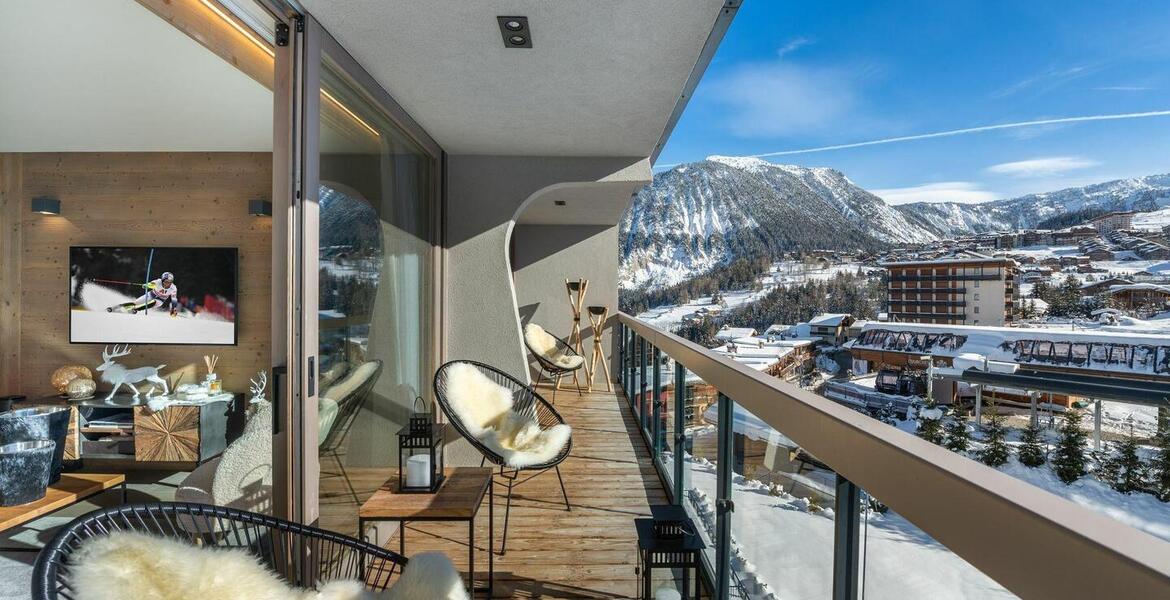 This is a magnificent apartment located in Courchevel 1550 