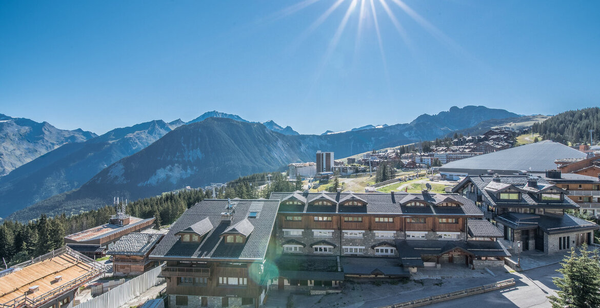 Disfrute de una vista excepcional combinada en Courchevel 