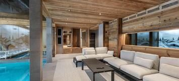 Este chalet es uno de los cuatro chalets en Courchevel 1550