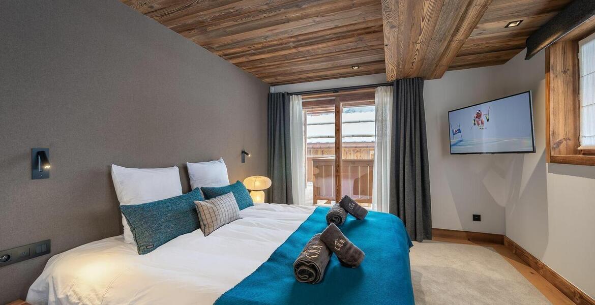 Ce chalet est l'un des quatre chalets à Courchevel 1550 