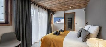 Este chalet es uno de los cuatro chalets en Courchevel 1550