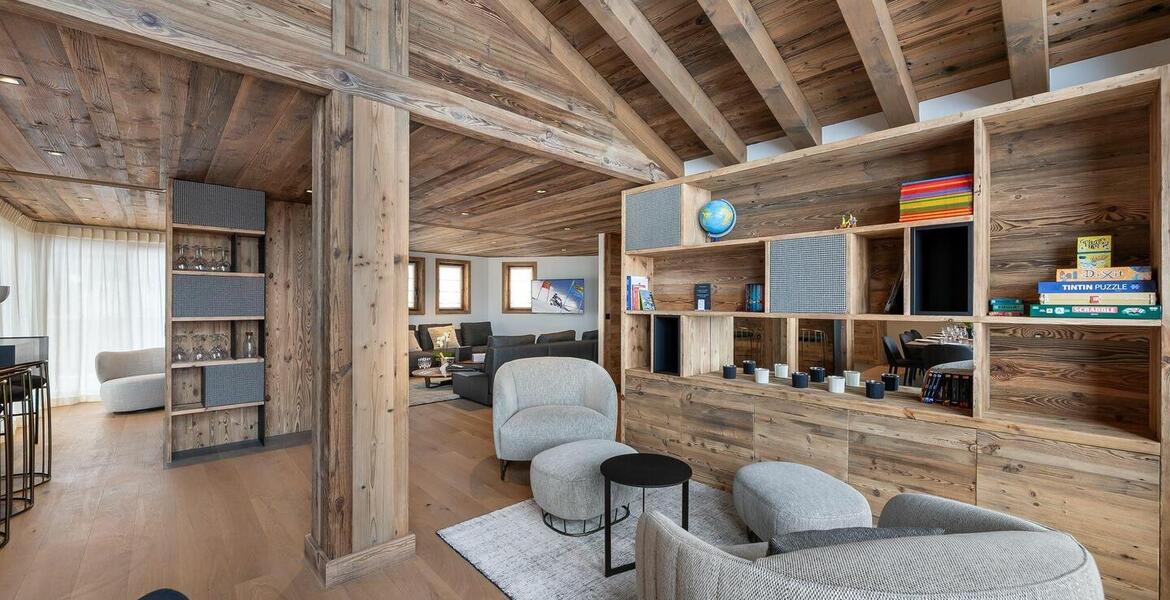 Ce chalet est l'un des quatre chalets à Courchevel 1550 