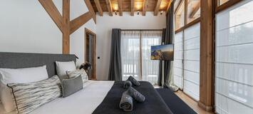 Este chalet es uno de los cuatro chalets en Courchevel 1550