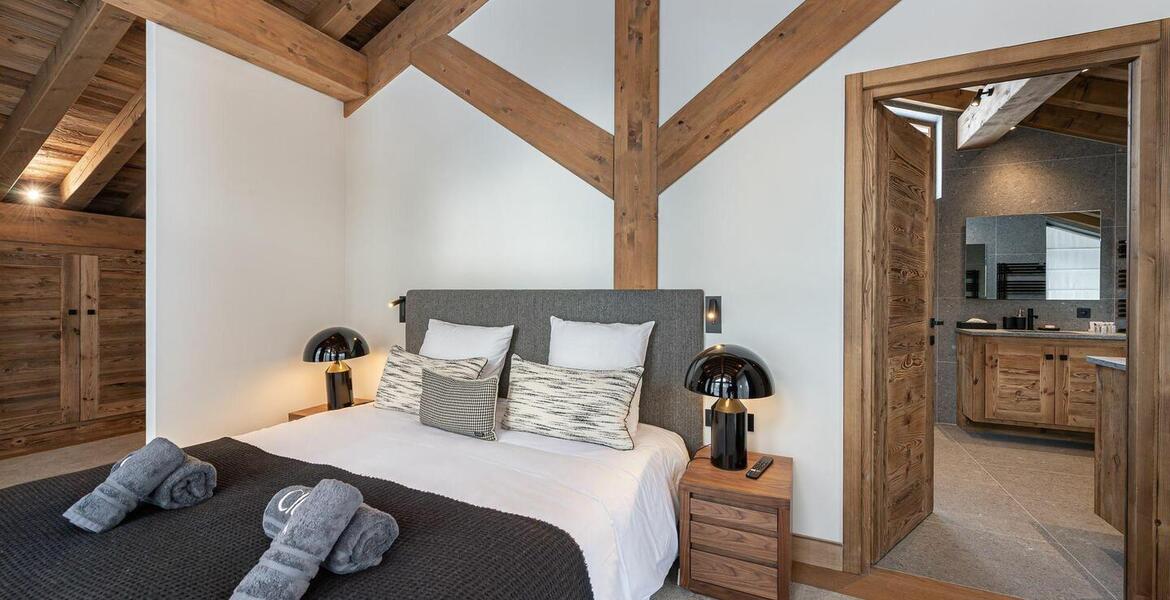 Ce chalet est l'un des quatre chalets à Courchevel 1550 