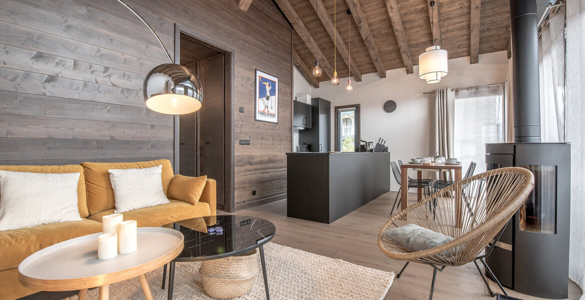 Très bel appartement-chalet neuf au coeur de Courchevel 