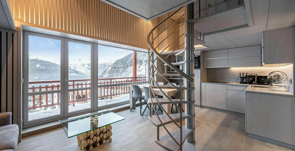 Appartement avec une superbe vue sur les montagnes à louer