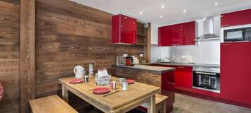 The apartment in Courchevel Moriond 1650 is for rental