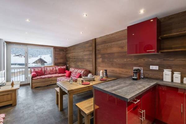 The apartment in Courchevel Moriond 1650 is for rental