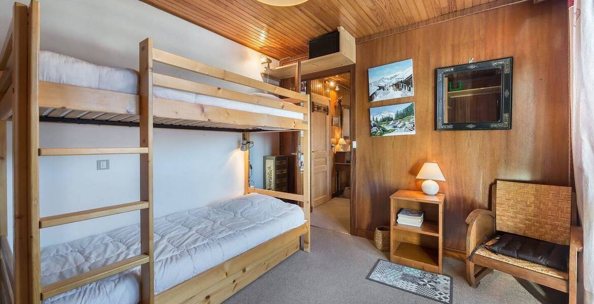 The flat is a large two bedroom flat located in Courchevel 