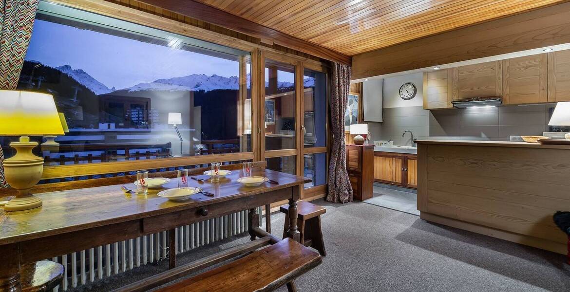 Appartement à Courchevel 1650 Moriond Ariondaz avec 1 chamb.