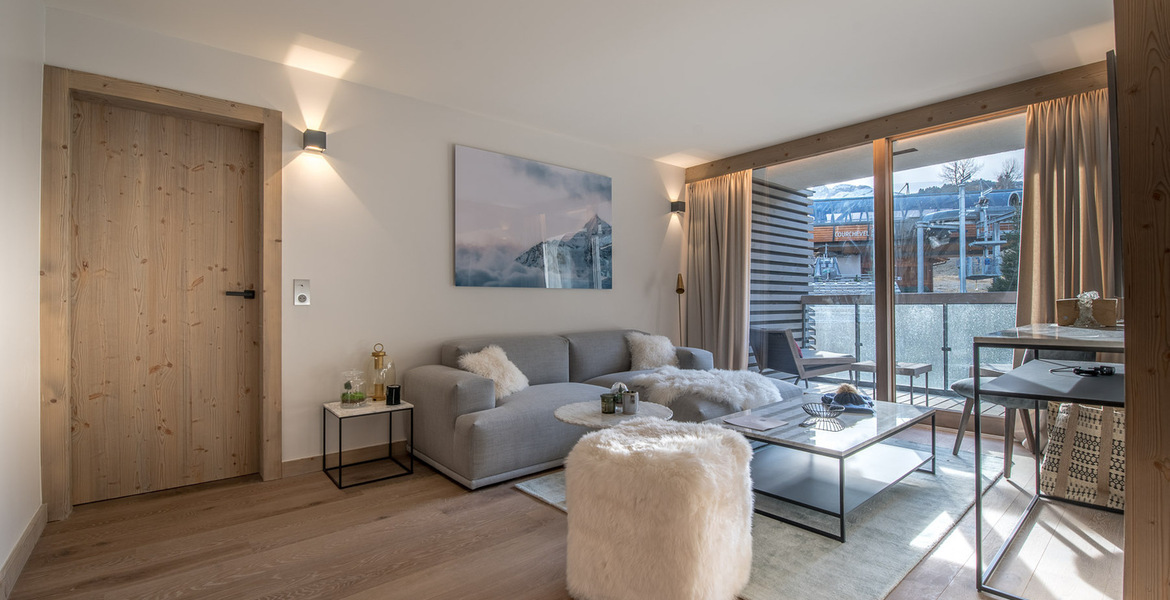 Flat located in Courchevel Village 1550 for rental