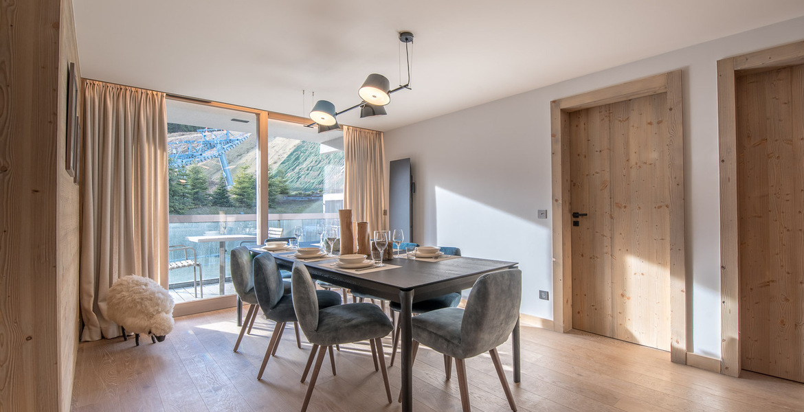 Flat located in Courchevel Village 1550 for rental