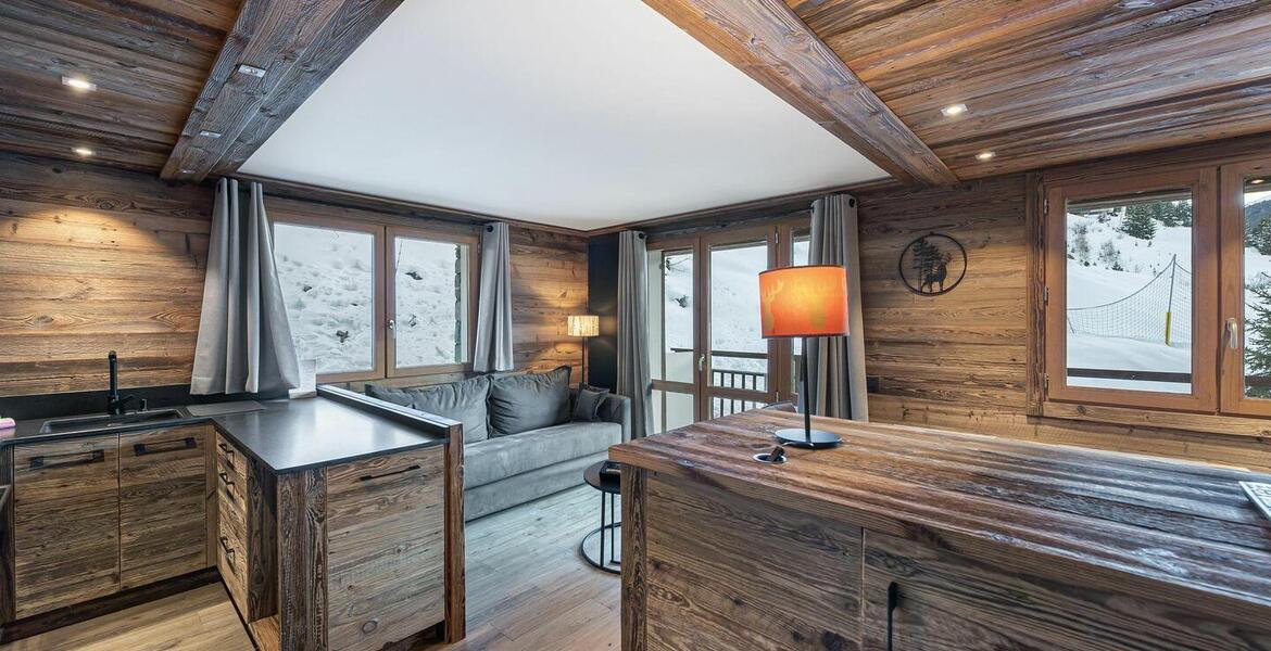 Appartement cosy se situe à Courchevel 1650 Moriond 