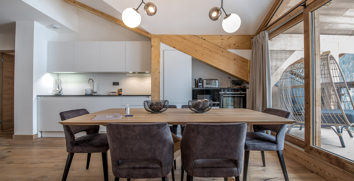 Apartamento de tres habitaciones en alquiler en Courchevel 