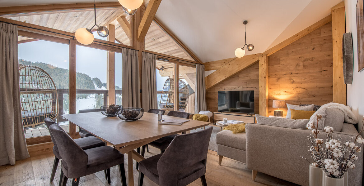 Apartamento de tres habitaciones en alquiler en Courchevel 