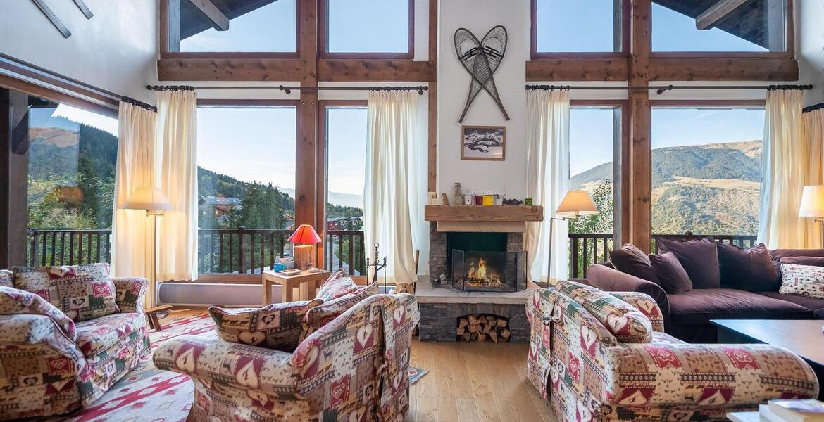 Chalet for rent in La Tania With its 6 bedrooms, 230 sqm