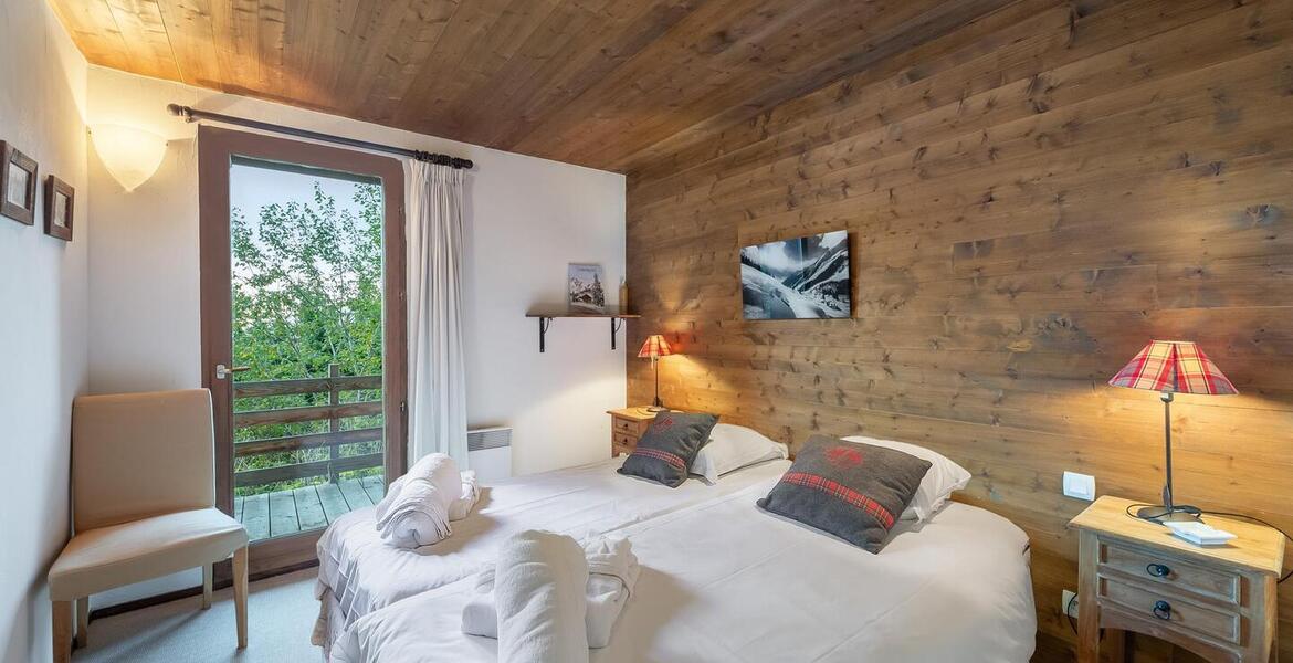 Chalet for rent in La Tania With its 6 bedrooms, 230 sqm