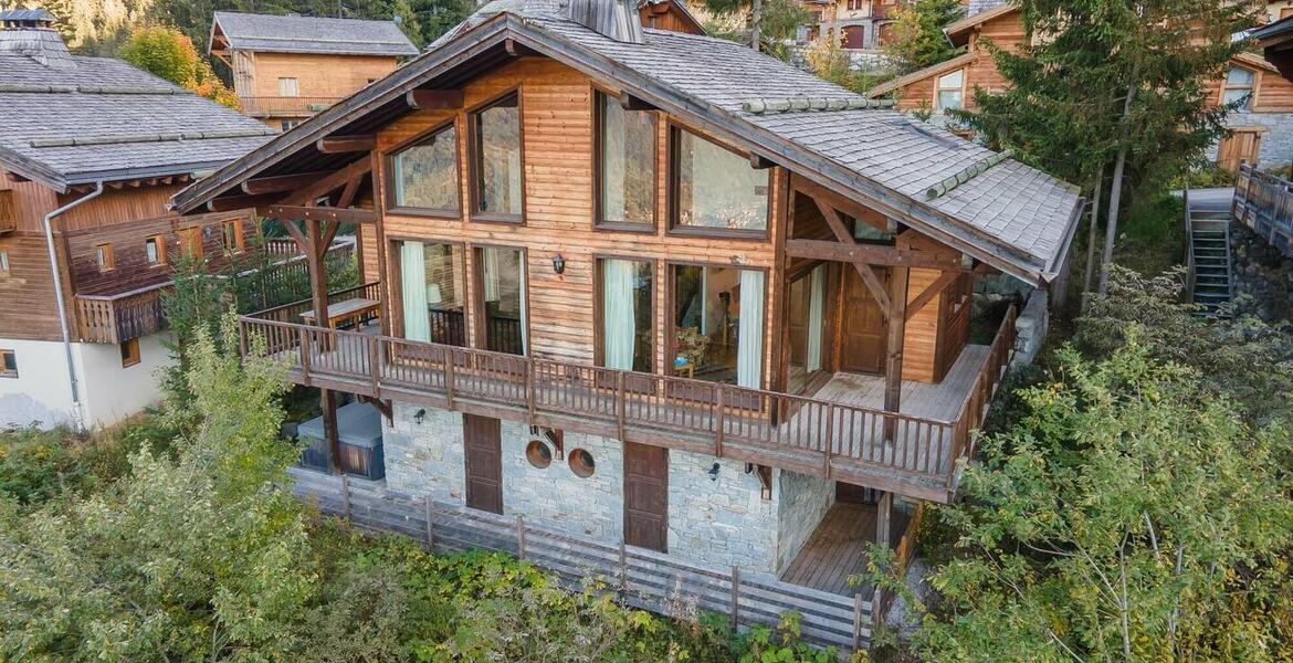 Chalet for rent in La Tania With its 6 bedrooms, 230 sqm