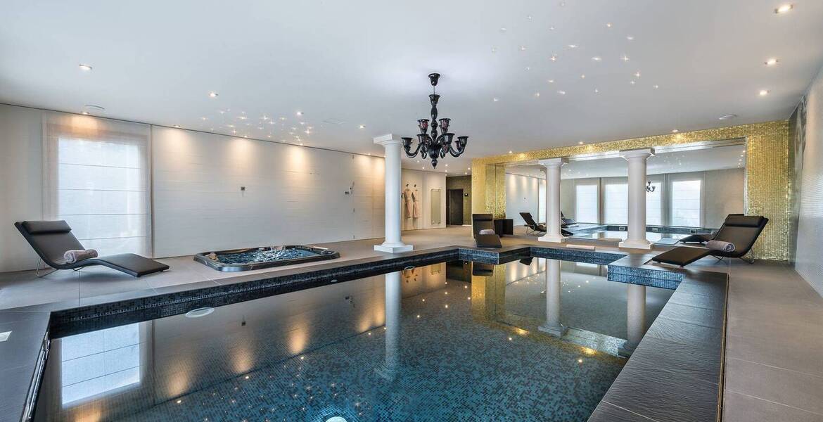 A luxury chalet with indoor pool for rent in Courchevel 1650