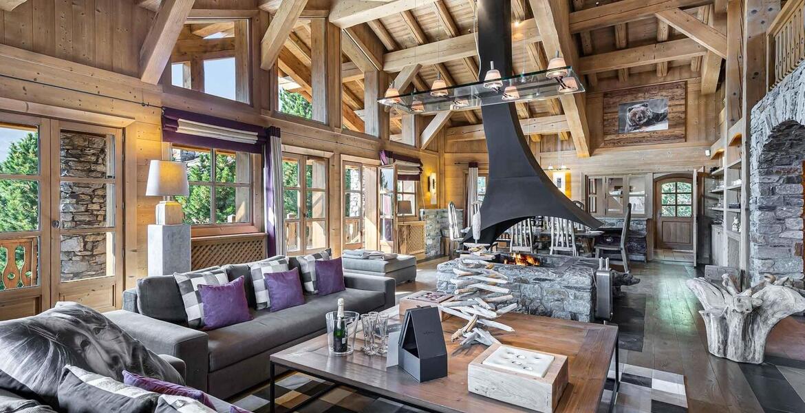 Chalet for rent in Courchevel 1850 Nogentil with a pool, spa