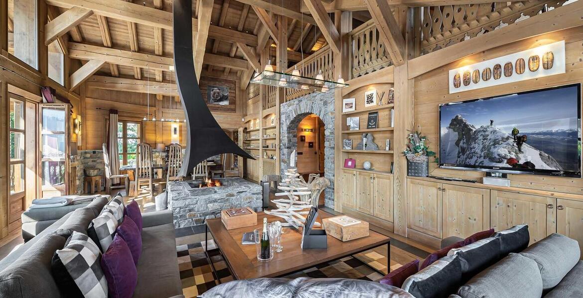 Chalet for rent in Courchevel 1850 Nogentil with a pool, spa