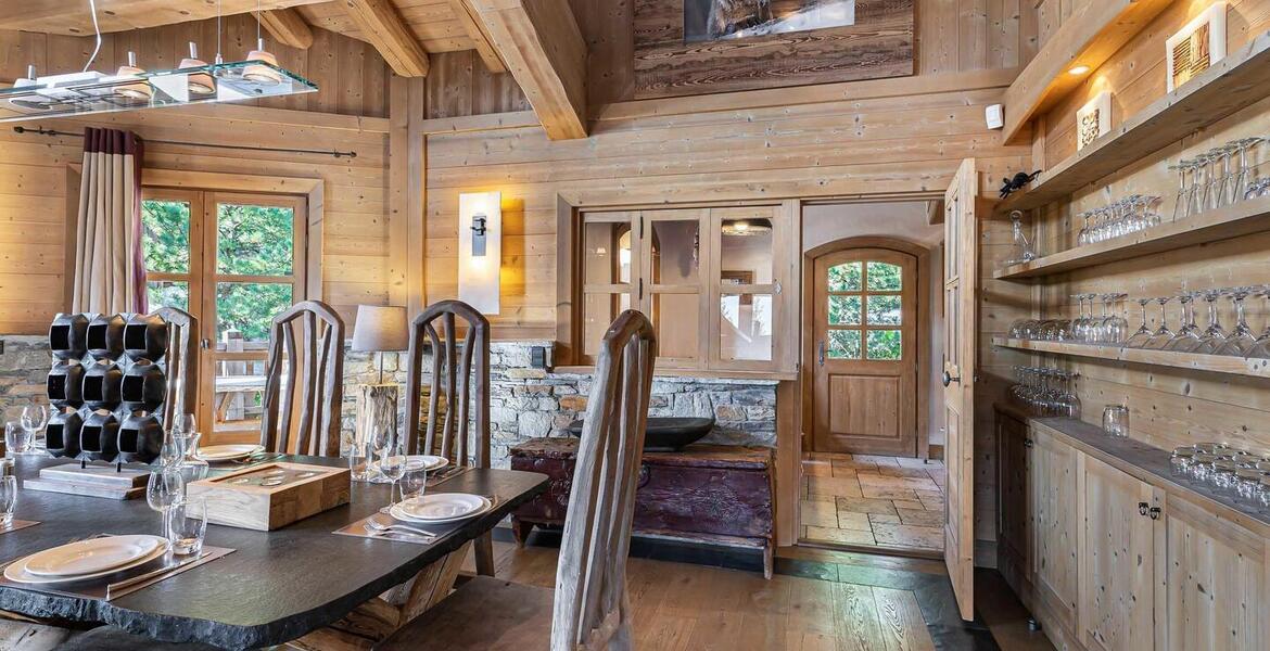 Chalet for rent in Courchevel 1850 Nogentil with a pool, spa