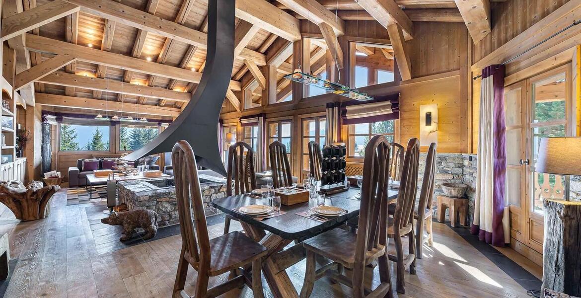 Chalet for rent in Courchevel 1850 Nogentil with a pool, spa