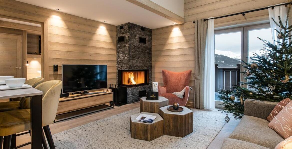 This apartment in Courchevel 1650 Moriond is for rental 