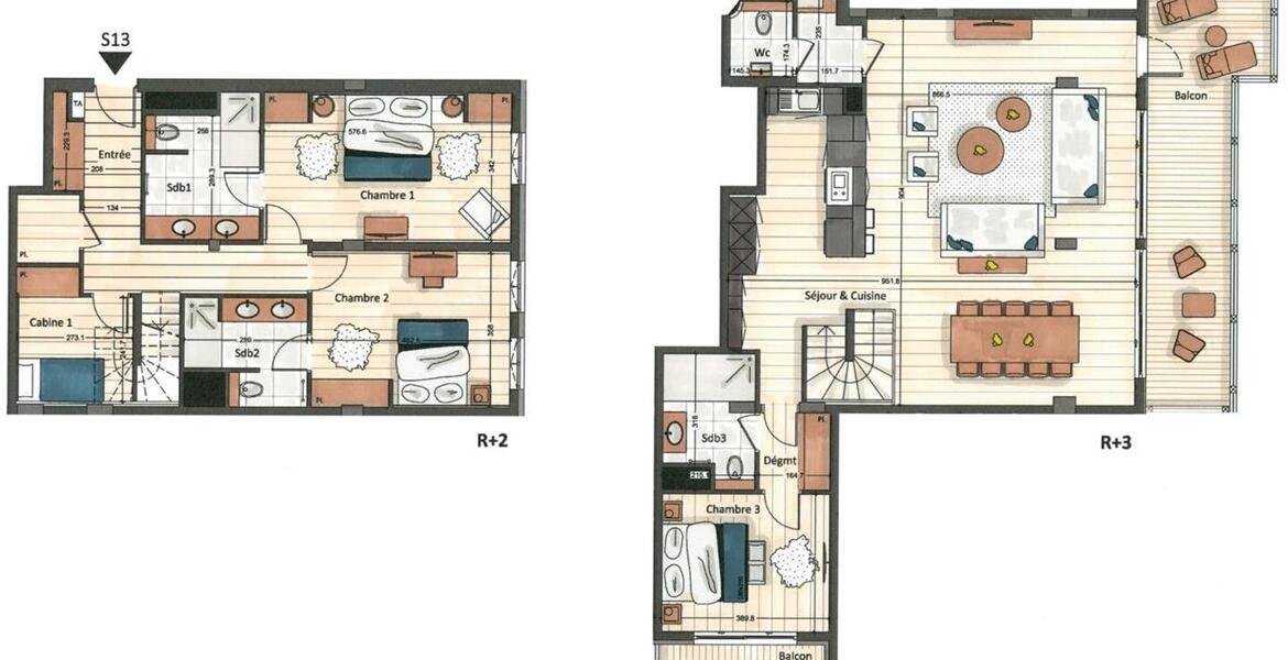 Апартаменты Suite в Куршевеле 1650 Морионд в аренду