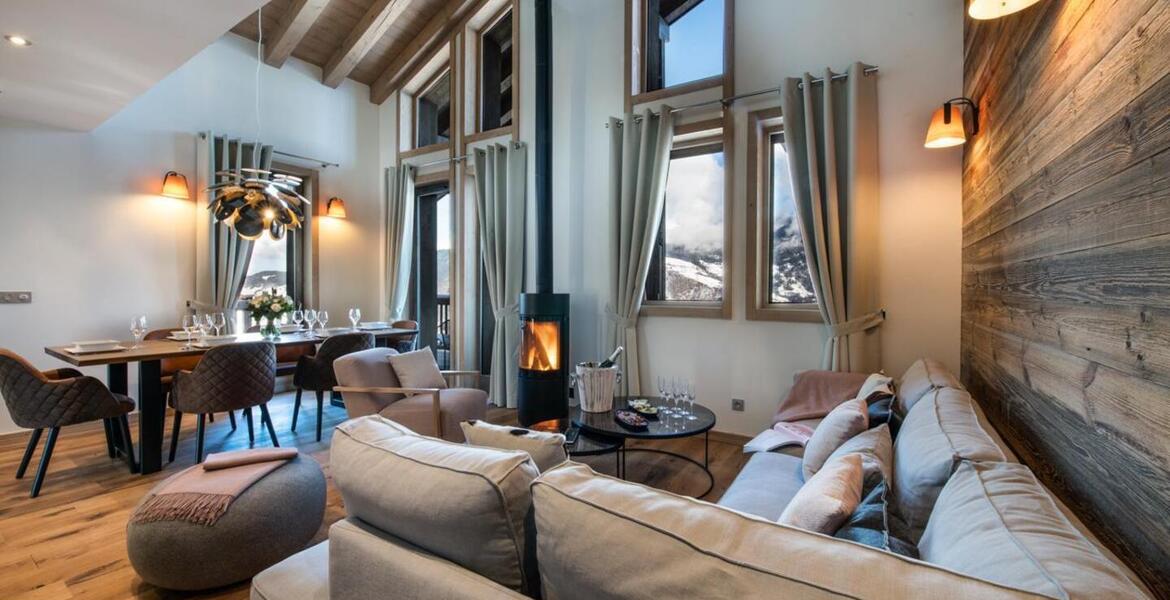 A chalet for rental is located in a Residence in La Tania