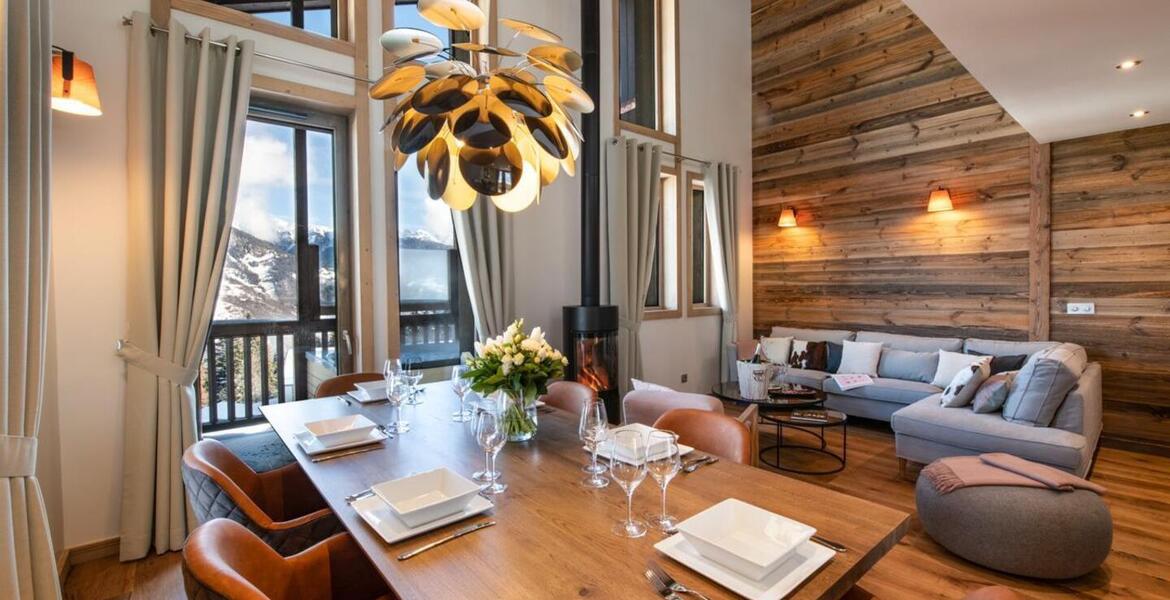 A chalet for rental is located in a Residence in La Tania