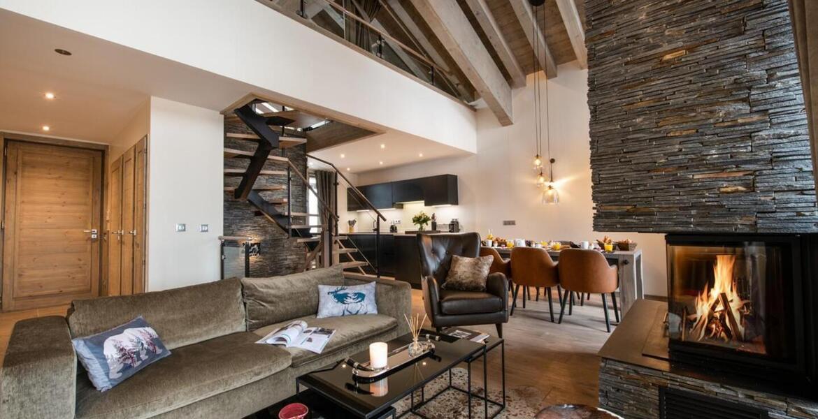 Chalet for rent in La Tania, Courchevel with 174 sqm,