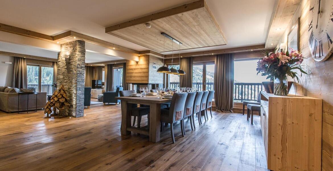 This apartment in Courchevel 1650 on the 3rd floor